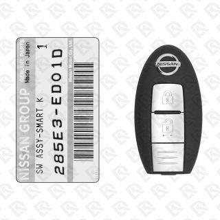 B00224-2005 - 2012 NISSAN TIIDA, NOTE, NV200 SMART KEY - 2B - 315MHZ - 285E3-ED01D