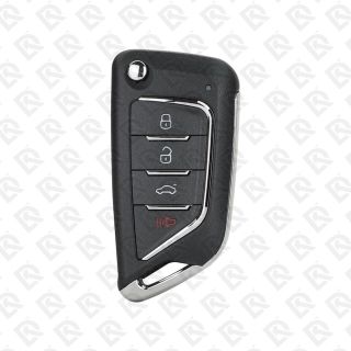 XHORSE REMOTE HEAD FLIP KEY WIRE UNIVERSAL 4BUTTONS - XKCD02EN