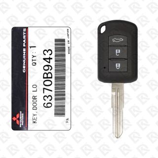 2019 - 2020 MITSUBISHI LANCER REMOTE KEY 3BUTTONS 433MHZ 6370B943 - ORIGINAL
