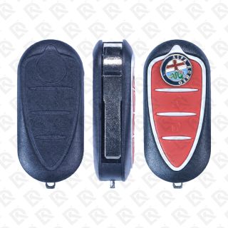 ALFA ROMEO REMOTE HEAD FLIP KEY SHELL 3BUTTONS - AFTERMARKET