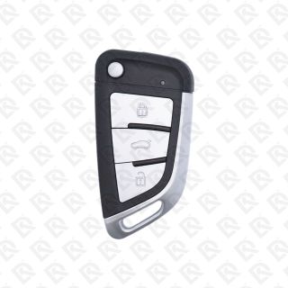 KEYDIY KD FLIP REMOTE KEY - 3BUTTONS - BMW STYLE - B29-METAL