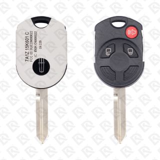 2006 - 2013 LINCOLN REMOTE HEAD KEY ID63 40BIT 3BUTTONS - 315MHZ - ORIGINAL