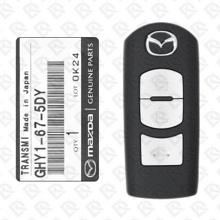 2014 - 2016 MAZDA 6 SMART KEY 3BUTTONS - 433MHZ- GHY1-67-5DY ORIGINAL