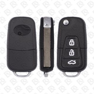 LIFAN REMOTE HEAD FLIP KEY SHELL 3BUTTONS - AFTERMARKET