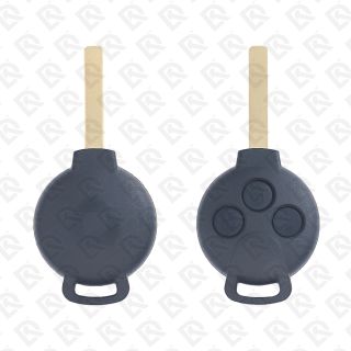 2008 - 2017 SMART REMOTE HEAD KEY 3BUTTONS - 46CHIP PCF7941 - 433MHZ - AFTERMARKET