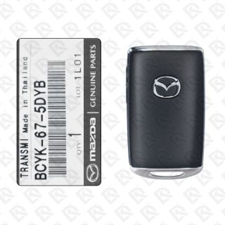 2016 - 2018 MAZDA 3 SMART KEY 2BUTTONS 433MHZ - BCYK-67-5DY ORIGINAL