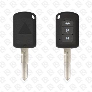 2019 - 2020 MITSUBISHI LANCER REMOTE HEAD KEY 3BUTTONS 433MHZ 6370B943 - AFTERMARKET