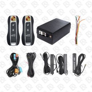 EASYGUARD SMART KEY PKE KIT FIT FOR PORSCHE WITH FACTORY PUSH START BUTTON DC12V KEYLESS ENTRY ENABLE AND DISABLE EASY INSTALL