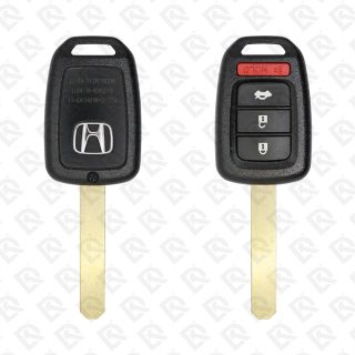 2013 - 2015 HONDA ACCORD CIVIC REMOTE HEAD KEY 4BUTTONS - 315MHZ REFURBISHED