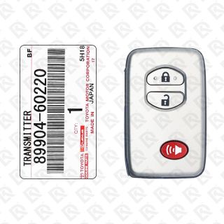 2007 - 2008 TOYOTA LAND CRUISER SMART KEY 3BUTTONS 433MHZ 89904-60220 - ORIGINAL