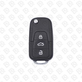 ROEWE REMOTE HEAD FLIP KEY SHELL 3BUTTONS - AFTERMARKET