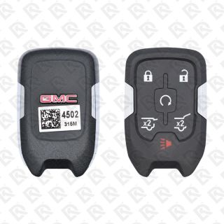 2015-2019 GMC SIERRA YUKON SMART KEY 6BUTTONS - 315MHZ - 13508280 ORIGINAL