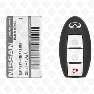 2008- 2017 INFINITI FX35 FX50 EX35 QX50 SMART KEY - 3BUTTONS - 315MHZ - 285E3-1BA7A ORIGINAL
