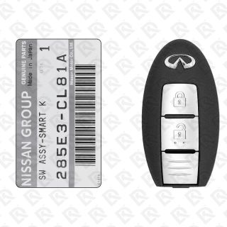 2003 - 2008 INFINITI FX35 FX45 SMART KEY - 2BUTTONS - 433MHZ - 285E3-CL81A ORGINAL