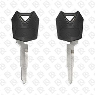 KAWASAKI MOTOR BIKE TRANSPONDER KEY SHELL - AFTERMARKET