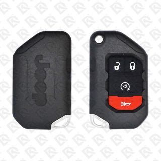 2018 - 2021 JEEP WRANGLER SMART FLIP KEY 4BUTTONS - 433MHZ - AFTERMARKET