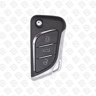 KEYDIY KD REMOTE HEAD FLIP KEY 3BUTTON CADILLAC STYLE - NB30 PCF UNIVERSAL