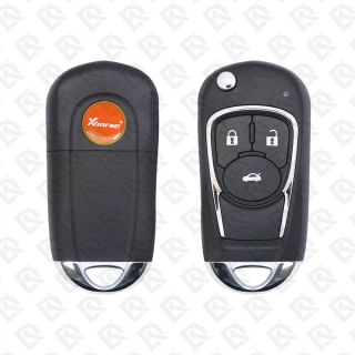 XHORSE REMOTE HEAD FLIP KEY WIRE UNIVERSAL 3BUTTONS GM STYLE - XKBU03EN