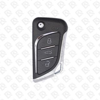 XHORSE REMOTE HEAD FLIP KEY WIRE UNIVERSAL 4BUTTONS KNIFE STYLE - XKLKS0EN