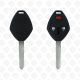 2007 - 2012 MITSUBISHI REMOTE HEAD KEY SHELL 2+1BUTTONS -MIT7 - AFTER MARKET