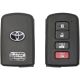 B01895 - 2013-2017 TOYOTA CAMRY SMART KEY - 4BUTTONS - 433MHZ - 89904-33460 ORGINAL / USED