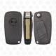 FIAT REMOTE HEAD FLIP KEY SHELL 3BUTTONS SIP22 BLADE - AFTERMARKET