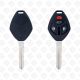 2007 - 2012 MITSUBISHI REMOTE HEAD KEY SHELL 3+1BUTTONS -MIT7 - AFTER MARKET