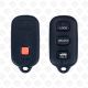 1998 - 2004 TOYOTA AVALAON KEYLESS ENTRY REMOTE 4BUTTONS 315MZ HYQ12BAN - AFTERMARKET