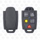 VOLVO REMOTE HEAD KEY SHELL 5BUTTONS - AFTERMARKET