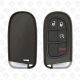 2014 - 2021 JEEP CHEROKEE SMART KEY - 4BUTTONS - 433MHZ - 68105078AC - AFTERMARKET