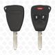2004 - 2018 JEEP DODGE CHRYSLER REMOTE HEAD KEY 3SMALL BUTTONS - 315MHZ - AFTERMARKET