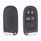 2014 - 2019 JEEP CHEROKEE SMART KEY - 4A CHIP - 5BUTTONS - 433MHZ - AFTERMARKET