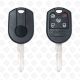 FORD REMOTE HEAD KEY SHELL 5BUTTONS FO38 H75 BLADE - AFTERMARKET
