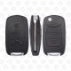 WULING AND CHEVROLET REMOTE HEAD FLIP KEY SHELL 3BUTTONS - AFTERMARKET