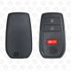 2023 - 2024 TOYOTA SEQUOIA SMART KEY SHELL - 3BUTTONS - WORK ON KD AND XHORSE AND LONSDOR PCB - AFTERMARKET