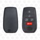2023 - 2024 TOYOTA RAV4 SMART KEY SHELL - 5BUTTONS - WORK ON KD AND XHORSE PCB - AFTERMARKET