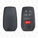 2023 - 2024 TOYOTA SIENNA SMART KEY SHELL - 6BUTTONS - WORK ON KD AND XHORSE PCB - AFTERMARKET
