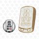 TOYOTA SIENNA SMART TPU SHELL 6BUTTONS  -  WHITE GOLD