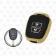 2014 - 2016 TOYOTA REMOTE TPU SHELL 2BUTTONS  -  BLACK GOLD