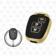 2014 - 2016 TOYOTA REMOTE TPU SHELL 3BUTTONS  -  BLACK GOLD