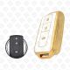 TOYOTA PRIUS SMART TPU SHELL 3BUTTONS  -  WHITE GOLD