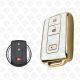 TOYOTA PRIUS SMART TPU SHELL 2+1BUTTONS  -  WHITE GOLD