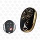 2005 - 2018 TOYOTA REMOTE TPU SHELL 5BUTTONS  -  BLACK GOLD
