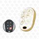 2005 - 2018 TOYOTA REMOTE TPU SHELL 6BUTTONS  -  WHITE GOLD