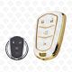 CADILLAC SMART TPU SHELL 4BUTTONS - WHITE GOLD