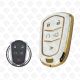 CADILLAC SMART TPU SHELL 5BUTTONS - WHITE GOLD