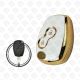 RENAULT REMOTE TPU SHELL 2BUTTONS  -  WHITE GOLD