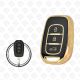 RENAULT REMOTE TPU SHELL 3BUTTONS  -  BLACK GOLD