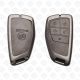 BUICK CHEVROLET GMC ZINC ALLOY LEATHER TPU CAR KEY CASE PROTECT ACCESSORIES 5BUTTONS