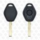 BMW EWS REMOTE HEAD KEY - 3BUTTONS - 315MHZ - 433MHZ WITH OUT TRANSPONDER - AFTERMARKET